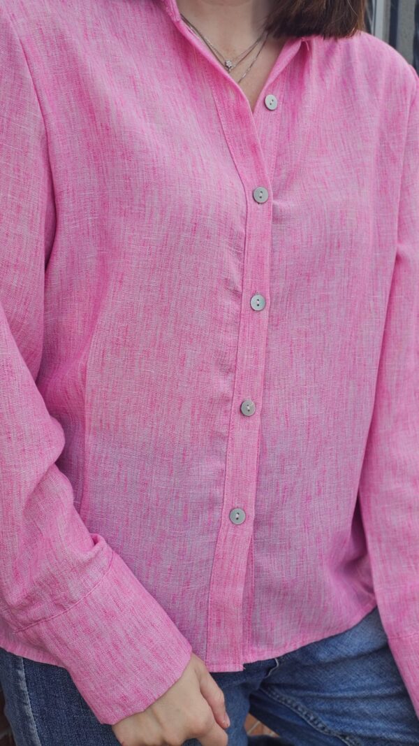 4621 Camisa rosa - Imagen 2