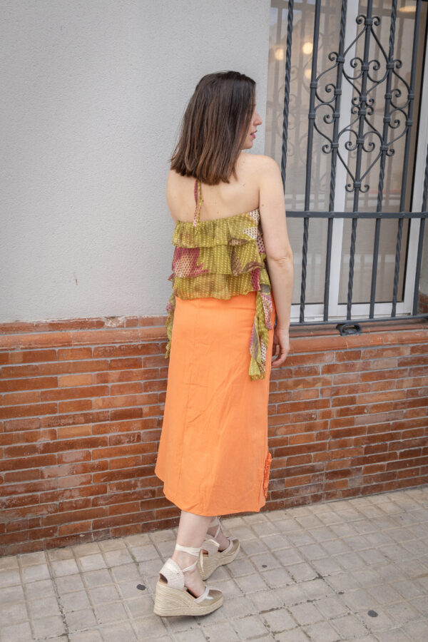 5125 Falda naranja - Imagen 6