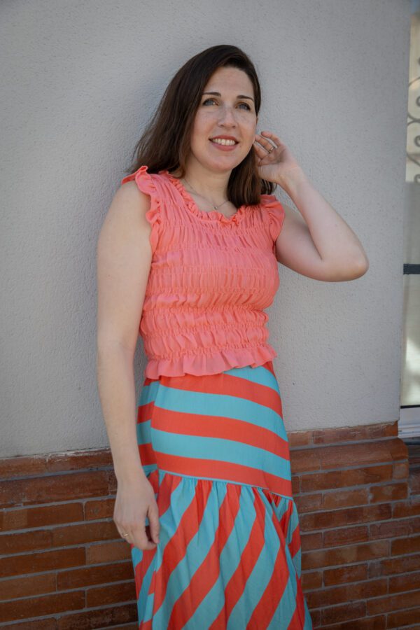 4925 Top coral - Imagen 2