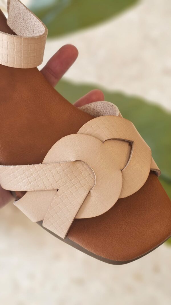 5055 Sandalias beige - Imagen 4