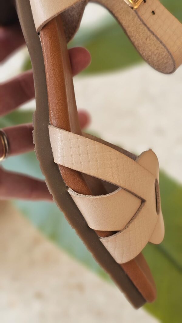 5055 Sandalias beige - Imagen 6