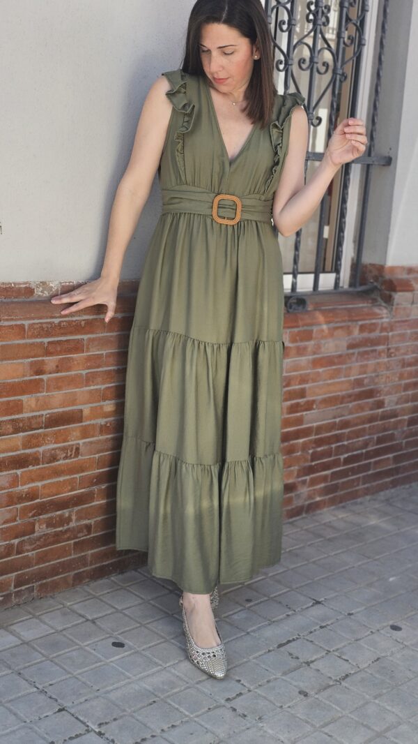 5200 Vestido verde