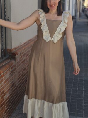5198 Vestido camel