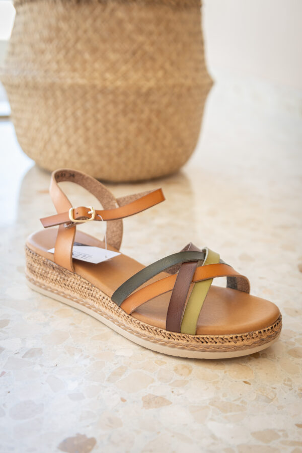 5308 Sandalia cuña baja
