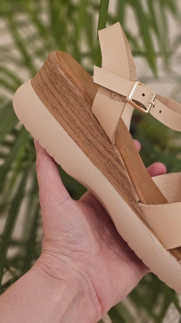 5241 Sandalia beige - Imagen 3
