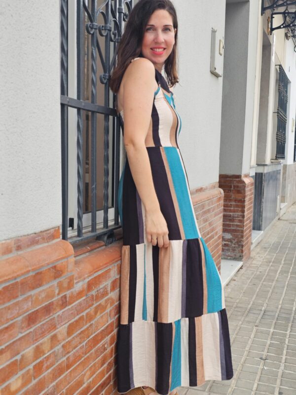 5475 Vestido azul - Imagen 2