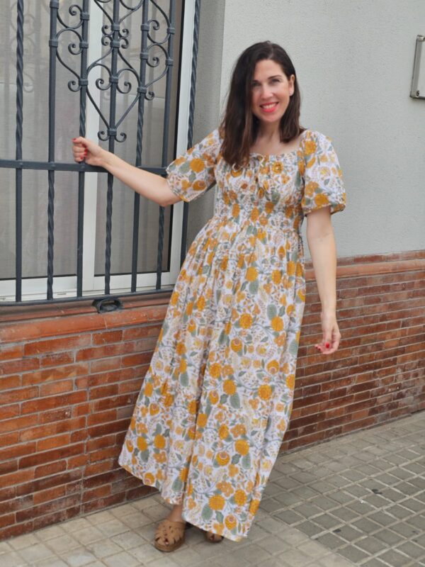 5478 Vestido amarillo