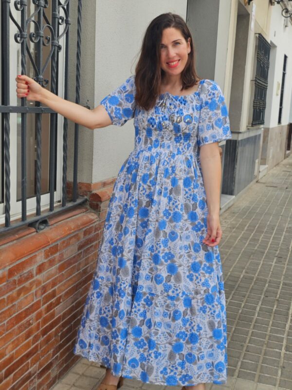 5477 Vestido azul