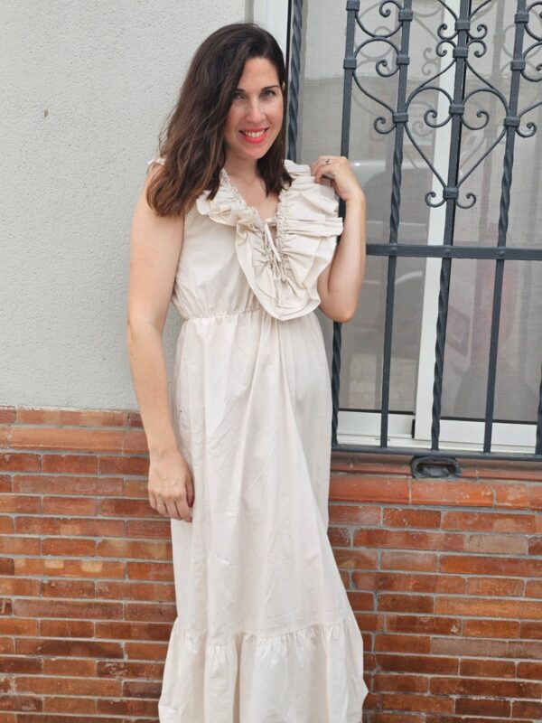 5479 Vestido blanco - Imagen 3