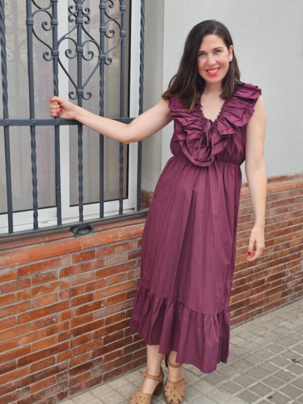 5480 Vestido buganvilla