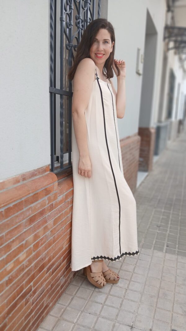 5493 Vestido blanco - Imagen 2