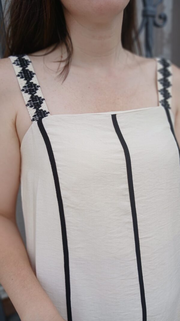 5493 Vestido blanco - Imagen 3