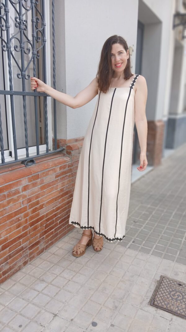 5493 Vestido blanco - Imagen 4