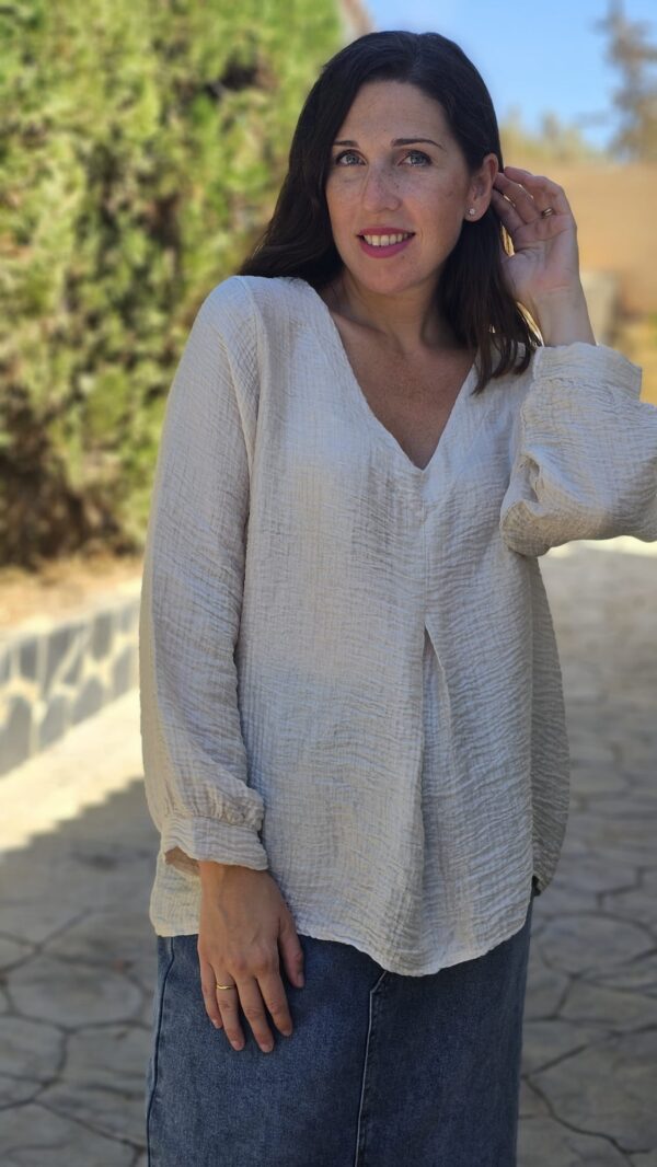 5718 Blusa Blanca - Imagen 4