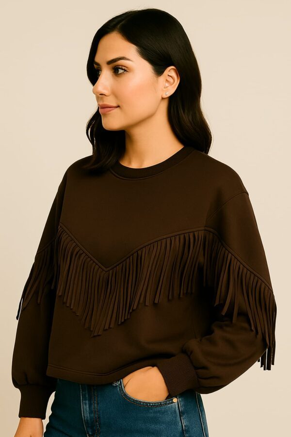5856 Sudadera marrón - Imagen 2