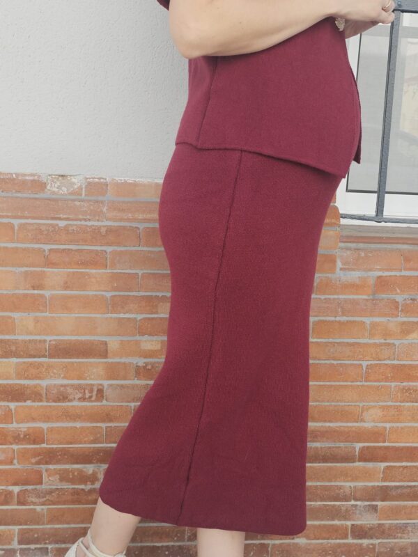 6127 Falda Burdeos - Imagen 3