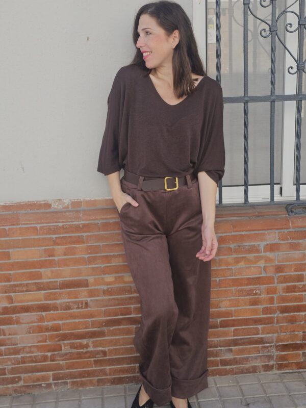 6101 Pantalón Marrón - Imagen 3