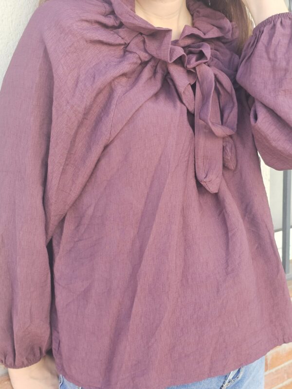 6120 Blusa Burdeos - Imagen 2