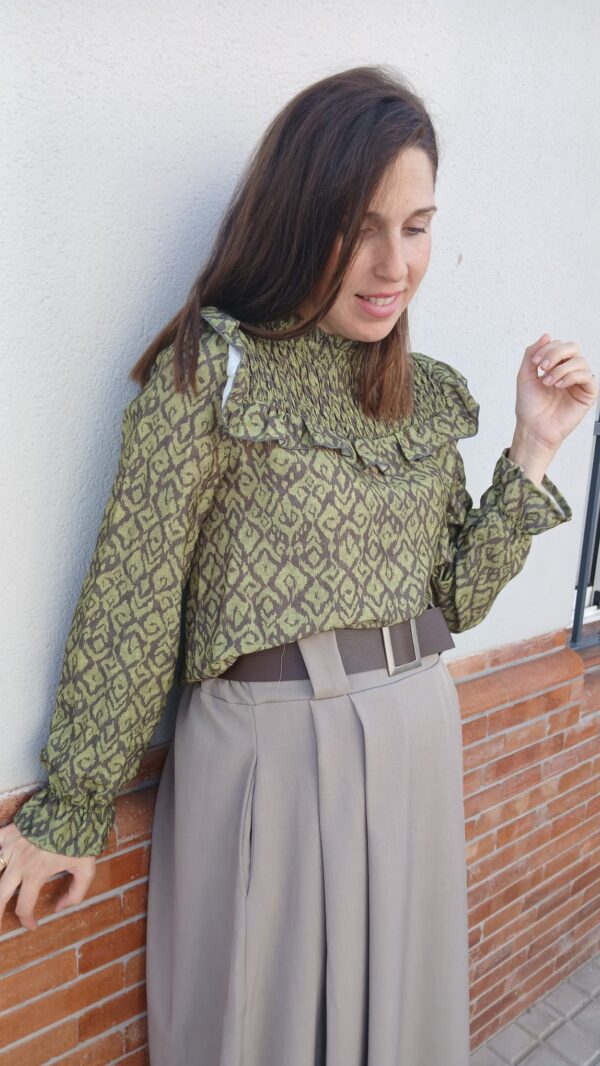 6160 Camisa verde