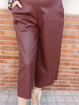 6135 Pantalon marron T/L