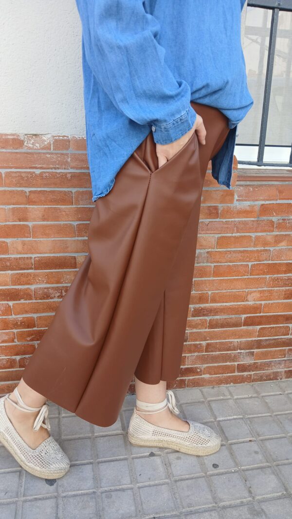 6157 Pantalon cuero - Imagen 2