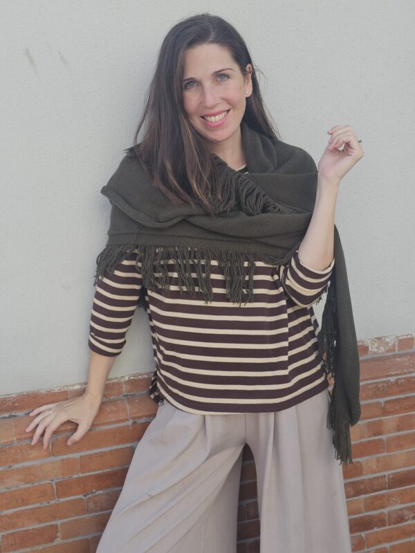 6165 poncho verde