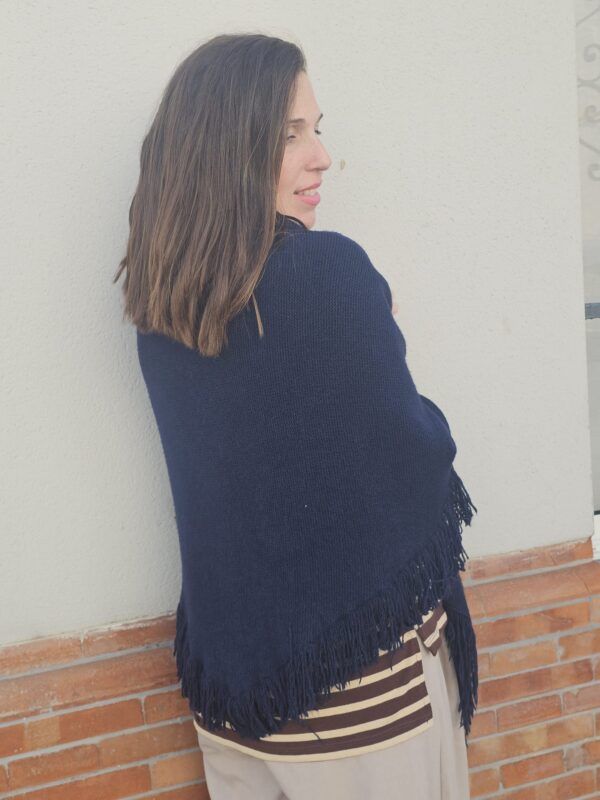 6166 poncho marino - Imagen 2