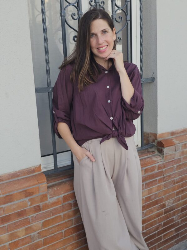 6150 Camisa morada - Imagen 2