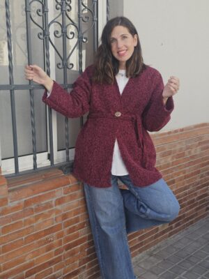 6215 chaqueta burdeos