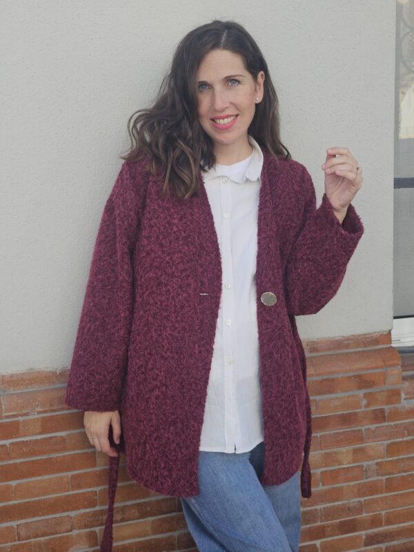 6215 chaqueta burdeos - Imagen 2