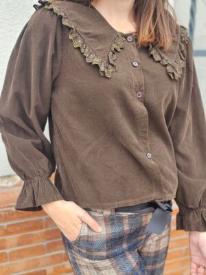 6252 Camisa marron
