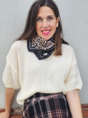 6260 Chaleco hilo blanco