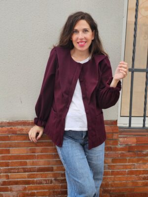 6245 Chaqueta burdeos