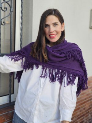 6632 Poncho morado