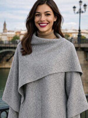 6818 capa abrigo gris