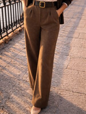 6848 pantalon marron