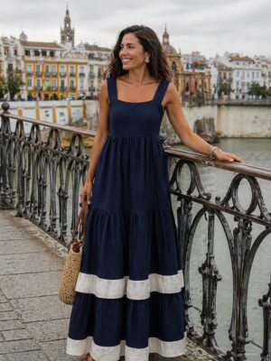 8043 Vestido marino