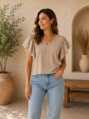 8108 Camiseta taupe
